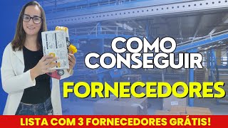 COMO CONSEGUIR FORNECEDORES DE MANEIRA RÁPIDO E FÁCIL PARA REVENDER + LISTA COM 3 FORNECEDORES