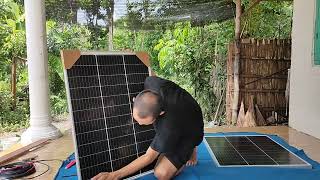 Unboxing Solar Panel 120WP merk Maysun Solar