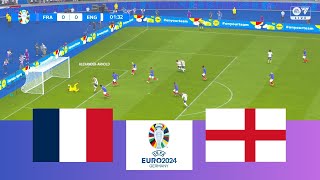 FRANCE VS ENGLAND - FINAL UEFA EURO 2024 | FULL MATCH ALL GOALS | FC 24 GAMEPLY