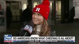 Do Americans know what Christmas is all about?