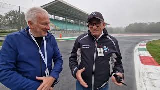 A Monza, in Parabolica oggi intitolata a Michele Alboreto