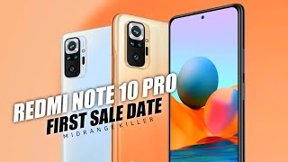 REDMI NOTE 10 PRO FIRST SALE DATE ON AMAZON??