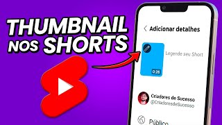 Como Colocar Thumbnail em Shorts no YouTube pelo Celular