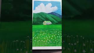 watercolour painting 🎨🖌️ #shorts #viralvideo #creativitywithaera #artandcraft #painting #wateecolour