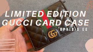 Gucci Ophidia GG Canvas Card Case Wallet Unboxing | Misslittlemaurine