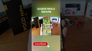 Características de Pantalla Poco F6 Pro #f6pro #smartphone #poco #tecnologia