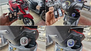 keyless motor di honda beat fi stater kasar, pemasangan pnp tanpa coak tanpa potong kabel ori