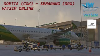 MSFS | FENIX | VATSIM | Trip Jakarta - Semarang