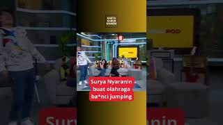 Surya nyaranin olahraga ringan #talkpod #suryainsomnia #indrajegel #komedi #trending #shorts