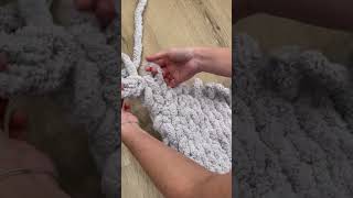 How to make a chunky blanket