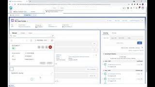 Webex CC  + SFDC  Outbound call