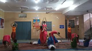 Yoga practice of Phool Chand School