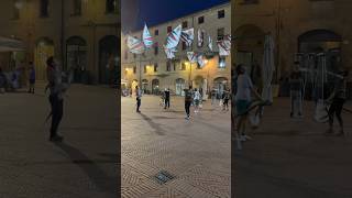 La danza delle bandiere di Ferrara Italy 🇮🇹 2023#Colorguard performance # shorts