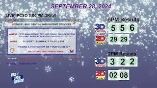 [LIVE] PCSO 5:00 PM DRAW - SEPTEMBER 28, 2024 LOTTO RESULTS