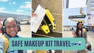 ✈️ How To Pack Your Makeup Kit To Travel - Carry-On vs Checked Bag