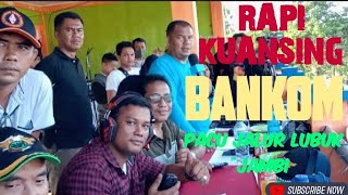 RAPI KUANSING BANKOM DI PACU JALUR RAYON 1 KUANTAN MUDIK 2022