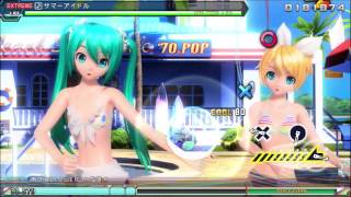 [初音ミク Project Diva Future Tone] サマーアイドル Extreme - 98.44%