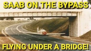 SAAB on the bypass! The A41 Shropshire bridge fly under story. #SAAB91D