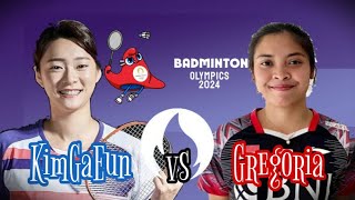 Gregoria Mariska Tunjung vs Kim Ga Eun | Badminton Olimpiade Paris 2024