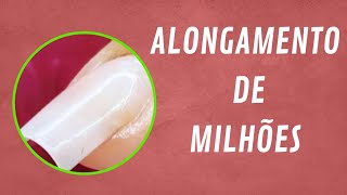 ALONGAMENTO GEL EM MINUTOS. molde com o próprio gel.