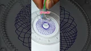 How many rotations did the pen make in total? ?? #Spirograph #satisfying #shorts #2024