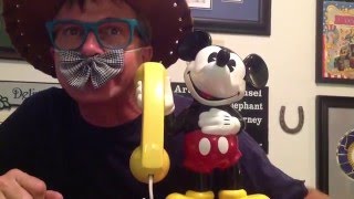 1976,  Mickey Mouse,  Disney, Telephone, Review