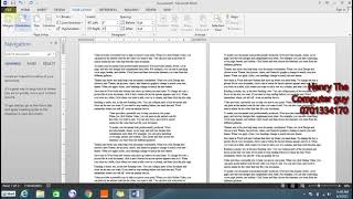 How to apply indent and spacing in Ms word 37