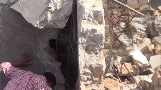 حلب عندان دمار هائل و محاولات انتشال الجثث 18-4-2013