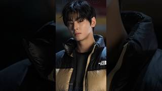 The killer smile at the end 🫠💘 Cha Eunwoo for the North Face💗 #chaeunwoo #차은우 #kpop #shorts