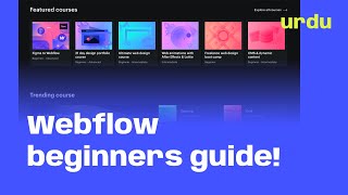 How to get started in Webflow? Beginner's Guide