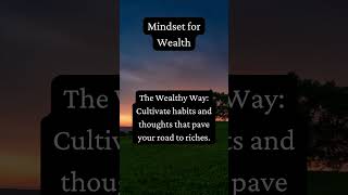 Mindset for Wealth