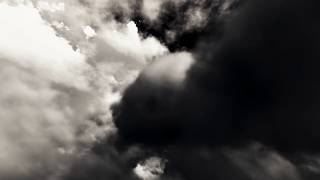 ( CGI 4k Stock Footage ) Dark film noir clouds seemless loop 12