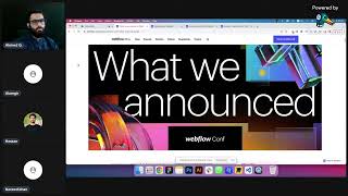 What are the new features announced at Webflow Conf. 2022?