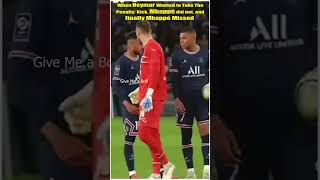 Neymar & Mbappe Fighting For a Penalty PSG #shorts #neymar #mbappe #psg