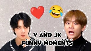 V and Jk funny and cute moments 😘✨🤣 [ I love their Friendship ] ❤️