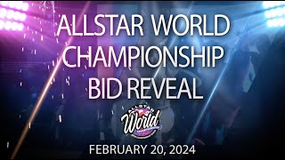 February 20, 2024 - Allstar World Championship Bid Reveal