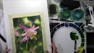 How to do a Wet in Wet Background in Watercolor (OLD Version - See Note)