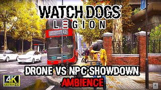 🌌"Watch Dogs Legion: Epic Drone vs NPC Showdown - Stunning Ambience!"🌌