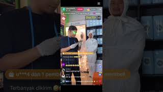 Penjual Live tiktok Viral Menjual Kain Kafan