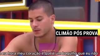 ARTUR FICA INCONFORMADO COM SEUS AMIGOS NA PROVA DO LIDER#bbb22