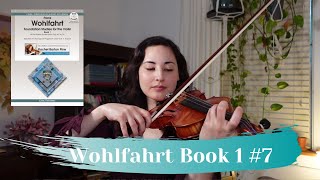 Study no. 7 | Wohlfahrt Foundational Studies for the violin Book 1 (K. H. Aiqouni selections)