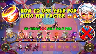 HOW TO USE VALE FOR AUTO WIN FASTER😱🔥 | NO THARZ ❌❌ONLY VALE ✅✅| SKILL 2 AUTO WIN TIPS AND TRICKS💯