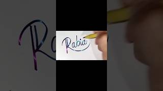 Magical calligraphy 😍 #shorts #viral #trending #nameartsworld #nameart #art