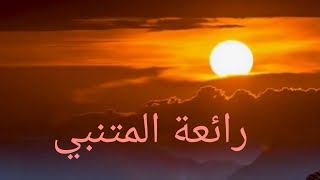 أرق على أرق ومثلي يأرق (رائعة المتنبي)