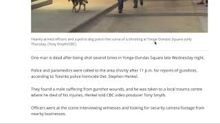 man dead after shooting on yonge and dundas