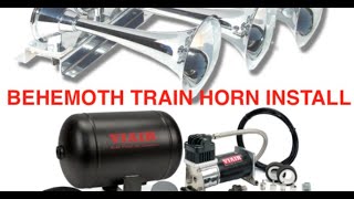 Train Horn Install Chevy Silverado