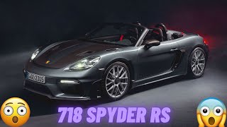 Porsche 718 Spyder RS 😱| Die Rakete oben ohne ? 🚀