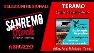 Sanremo Rock Audizioni/Selezioni 6 Gennaio 2018 Regione Abruzzo - La Fenice -