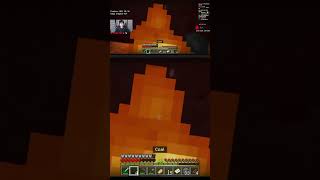 OMG NO!! The NETHER STRIKES AGAIN!! SUB To CURE My PAIN #shorts #subscribe #mine craft #live #rip