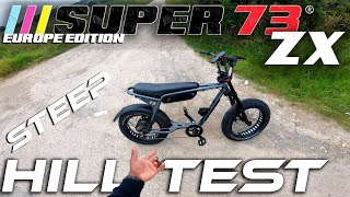 **SUPER73 ZX** NEW FRONT SUSPENSION INSTALLED AND STEEP HILL TEST!!